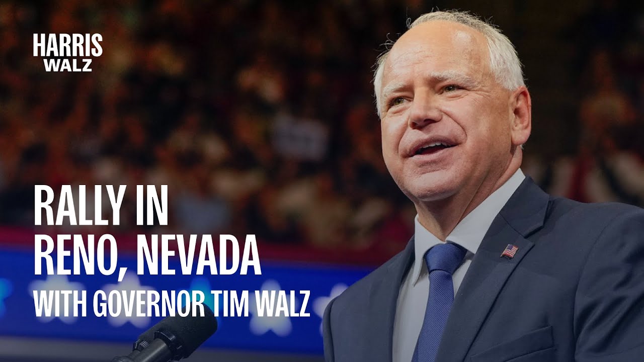 Gov. Tim Walz Rally Speech in Nevada | Harris-Walz 2024